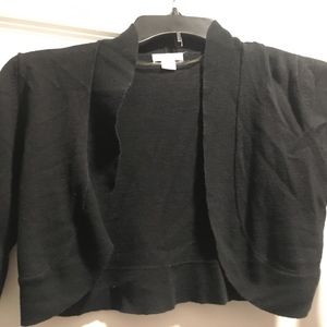 Simple Cropped black cardigan